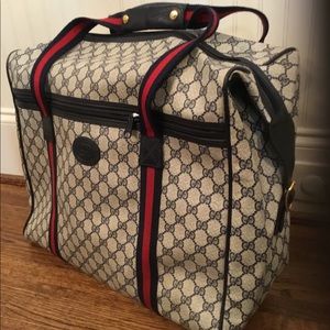 Vintage Blue Gucci Luggage